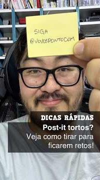 Como não deixar seus post-irá curvos na hora de colar