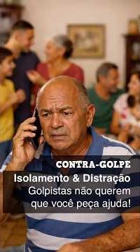 Golpistas tentam isolar a vítima e distraí-la #segurançadigital